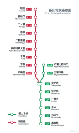Image illustrative de l’article Eizan Electric Railway