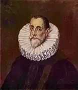 El Greco , Portrait de Rodrigo Vázquez (1600-1610)