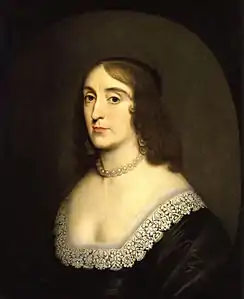 La Reine Élisabeth de Bohème, vers 1642, Londres, National Portrait Gallery.
