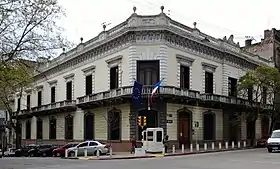 Vue de la mission diplomatique