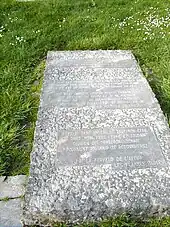 Poème de Émile Verhaeren non loin du Caillou qui Bique, lieu de détente où il a résidé.