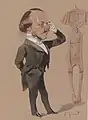 Emmanuel de Rougé, vicomte de Rougé, égyptologue et professeur au Collège de France, par Eugène Giraud.