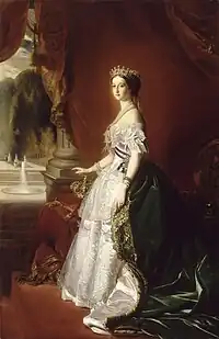 L'Impératrice Eugénie (1853), Paris, musée d'Orsay.