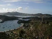 English Harbour et Falmouth Harbour à Antigue.