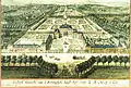 Le palais Het Loo et ses jardins, au début du XVIIIe&nbsp;siècle.