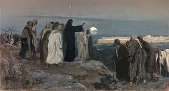 Flevit super illam («&nbsp;Il pleura sur elle&nbsp;», 1892), huile sur toile, 305&nbsp;×&nbsp;555&nbsp;cm, Madrid, musée du Prado.