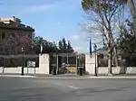 L'entrée de la villa.