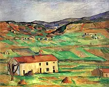 « Environs de Gardanne », 1886-1890, 60 × 73&nbsp;cm, collection particulière.