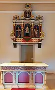 Autel et retable.