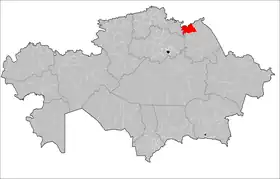 Localisation de District d'Ertis