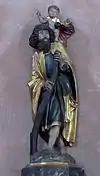 Statue de saint Christophe (XVIe&nbsp;siècle).