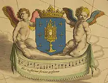 Détail d'un cartographie de Ioannes Baptista Vrints (XVIe&nbsp;siècle).