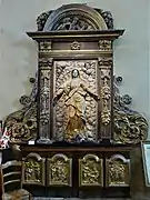 Retable du XVIIe&nbsp;siècle représentant l'Assomption de Marie.