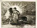 Esto es lo verdadero, estampe des Désastres de la guerre de Francisco de Goya.
