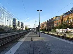 Le quai central.