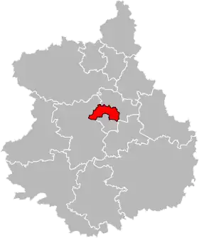 Eure-et-Loir - Canton Chartres-3 2015.svg