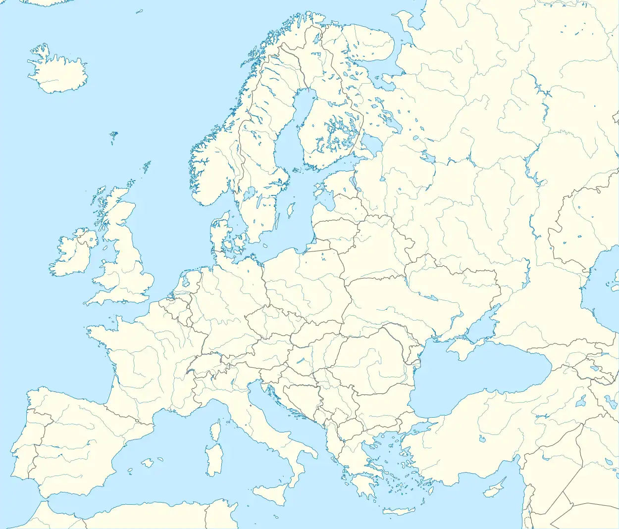 Voir sur la carte administrative d'Europe