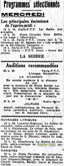 extrait de journal