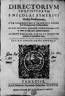 Image illustrative de l’article Le Manuel des inquisiteurs