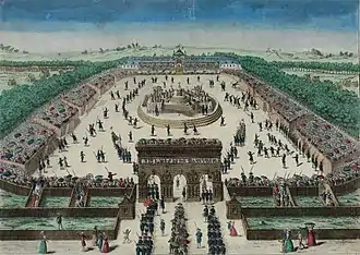 Fête de la Fédération, le 14 juillet 1790 au Champ de Mars.