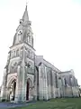 L'église Sainte-Madeleine de Crazannes par le Nord-Est.