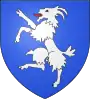Bouc Langue : parfoisd'azur au bouc saillant d'argent lampassé de gueules (Bischheim)
