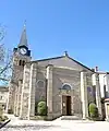 façade de l'église