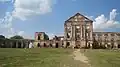 Façade principale du palais de Roujany de la famille noble Sapieha