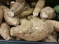 Racines dans un marché