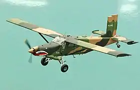 Vue de l'avion.
