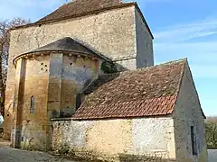 Chevet de l'église.