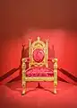 Fauteuil du trône du palais du Bardo (1846).