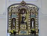 Retable « Christ déposé de la Croix par saint François » (XVIIe).