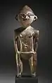 Statue fidjienne en bois d'une figure féminine (matakau)