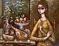 Femme à la mandoline