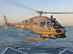 Un AS555 SN Fennec 2 de la marine argentine.