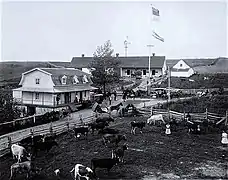 Ferme de Wilfred Rotte, vers 1906