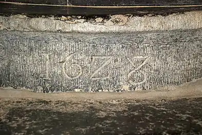 Le millésime «&nbsp;1628&nbsp;».