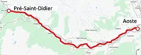 Voir la carte de la ligne.