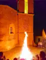 Feu de la Sainte-Marie à Rapaggio.