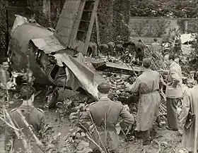 Photographie de l'accident.