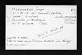 Fiche d'enregistrement militaire de Jacques Pigeonneau.