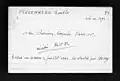 Fiche d'enregistrement militaire de Marthe Pigeonneau.