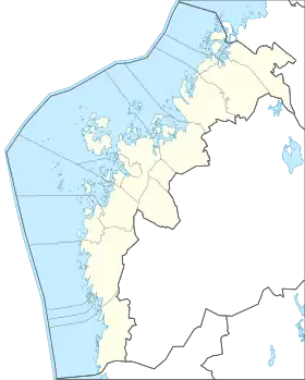 Voir sur la carte administrative d'Ostrobotnie