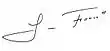 Signature de Leonel Fernández Reyna