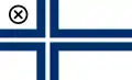Drapeau utilisé par les clubs nautiques finlandais