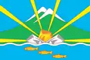 Drapeau de Raïon d'Omsouktchan