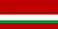 Drapeau du Tadjikistan entre 1991 et 1992.