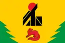 Drapeau de Raïon de la Haute-Boureïa
