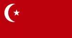 Drapeau de la RSS d'Azerbaïdjan de 1920 à 1921.